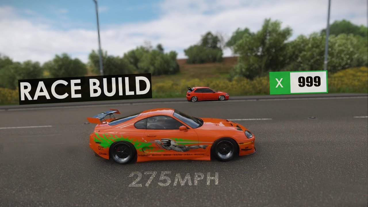 270+ MPH Toyota Supra RZ 1600BHP Custom Tuning for Insane Speed & Handling Forza Horizon 4