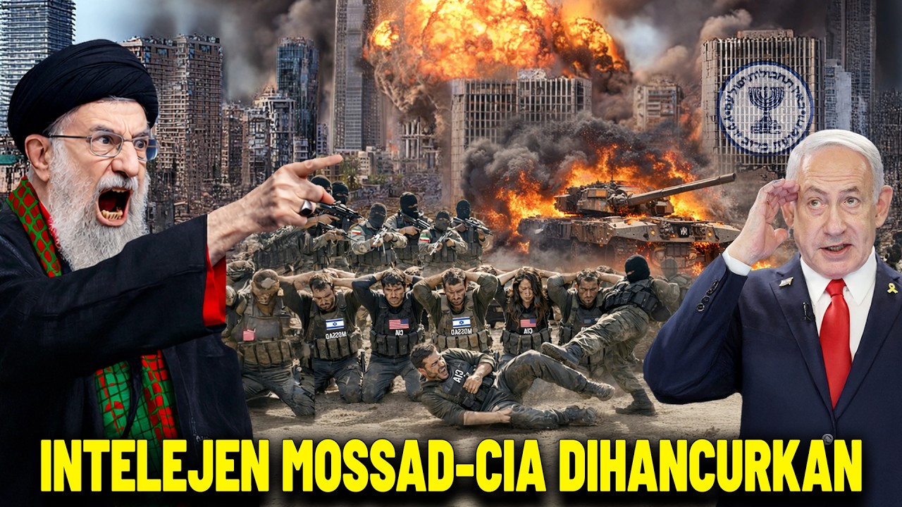 KEKALAHAN TERBESAR ISRAEL! Iran Berhasil Hancurkan Intelejen Mossad! 1.000+ Agen Zionis Dihabisi