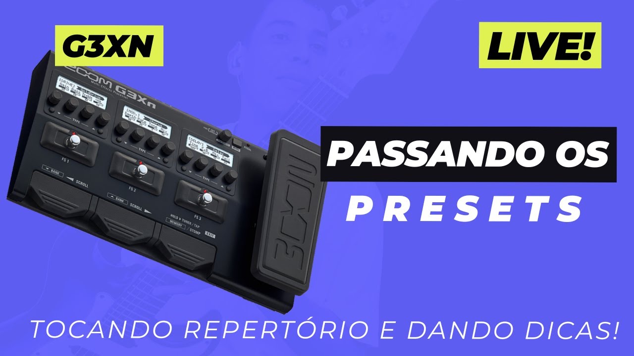 Passando o som ZOOM G3xn | Dicas de timbre nela