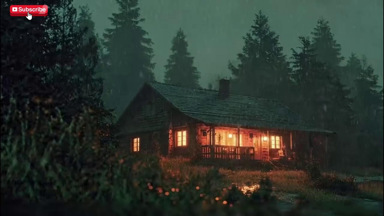 Overthinking at Night? 🌧️ Forest Thunderstorm Will Help You Sleep Fast