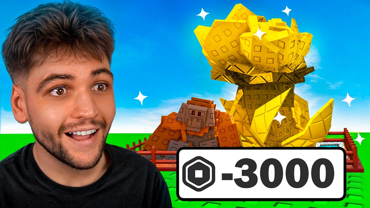 Ξόδεψα 3000 ROBUX Στο Grow A Garden Roblox