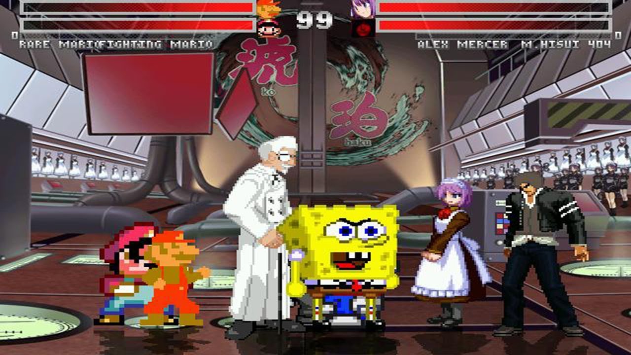Team andersonkenya1 vs Team Hank chevsky Part 7 MUGEN Request 4v4 Battle!!!