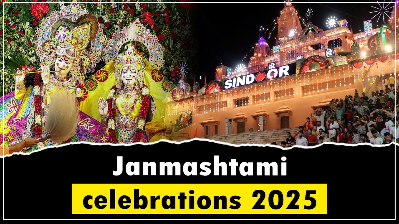 LIVE: Janmashtami celebrations 2025 at Mathura and Dwarka