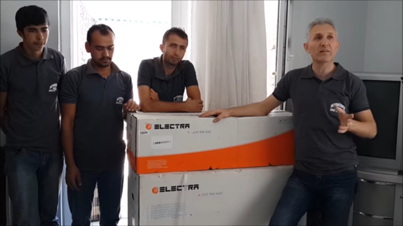 ELECTRA JEDE 24.000 Btu Klima İç Ünite Montajı