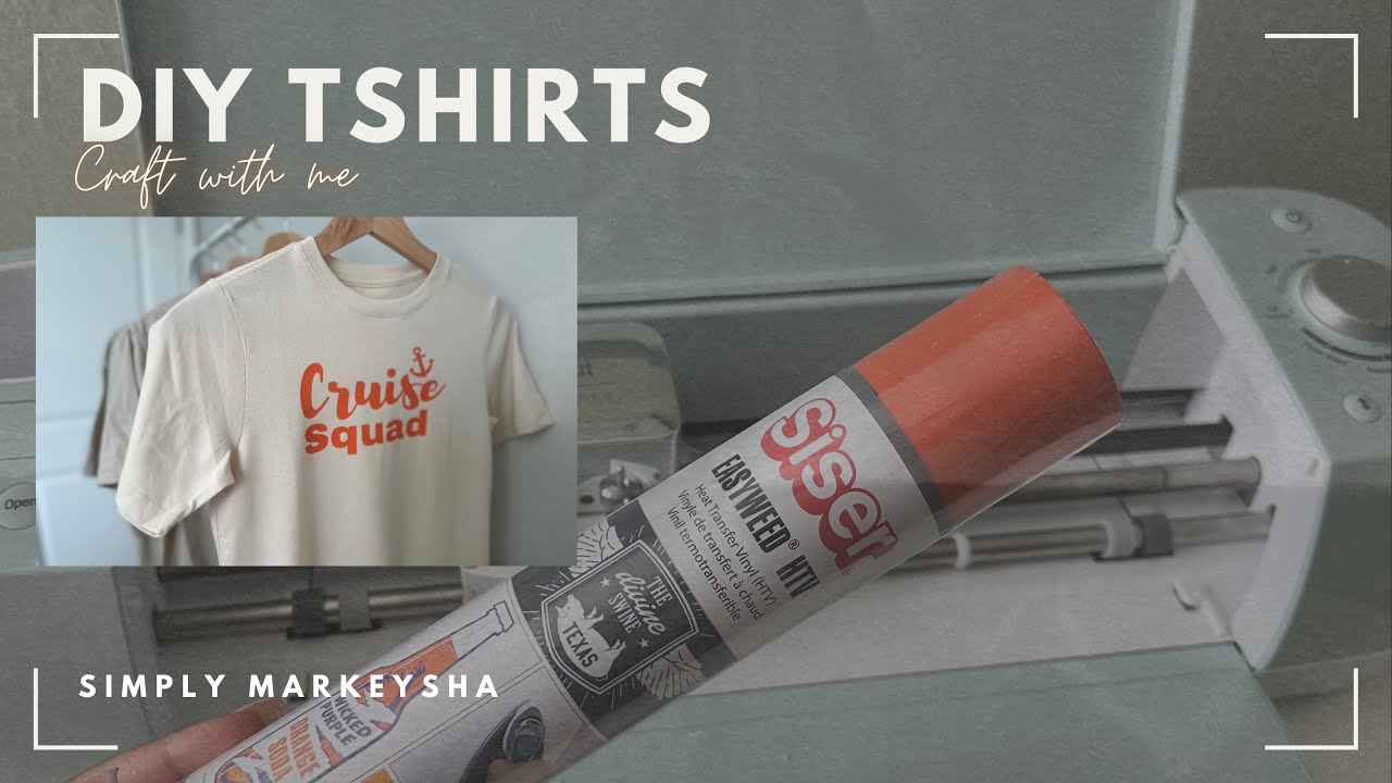 Making T-shirts with the CRICUT Air 2 | Craft with me part 1