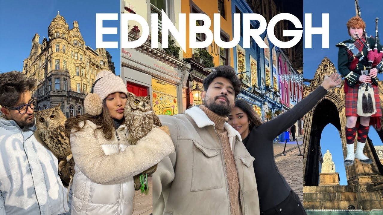 EDINBURGH VLOG 🏴󠁧󠁢󠁳󠁣󠁴󠁿✨ / සුන්දර එඩින්බරෝ නගරය බලා  /  travel guidance / after road trip 😱