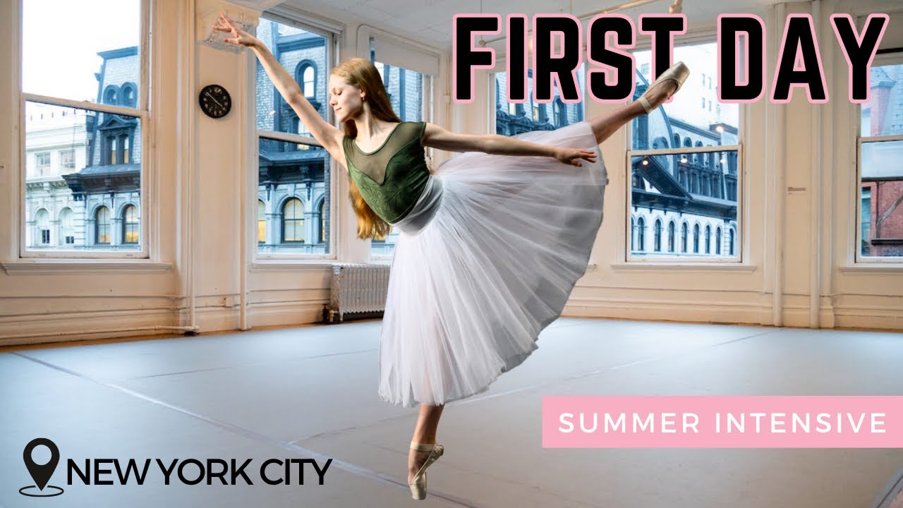 FIRST DAY at My NYC Ballet Summer Intensive: Anxious, Thrilled & Sore Feet! 🩰😅✨