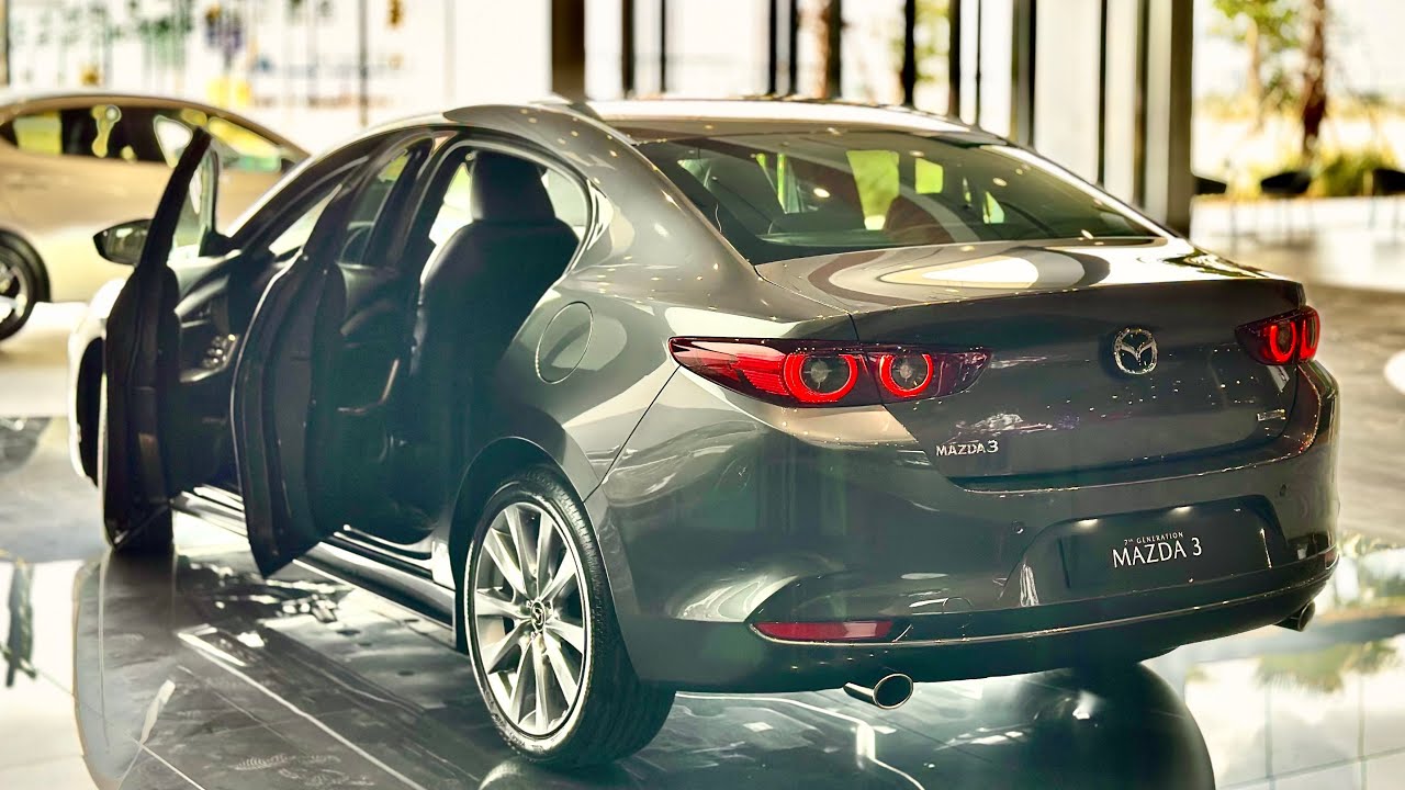 New Mazda 3 Sedan ( 2025 ) - Amazing Modern Sedan | Machine Grey Color