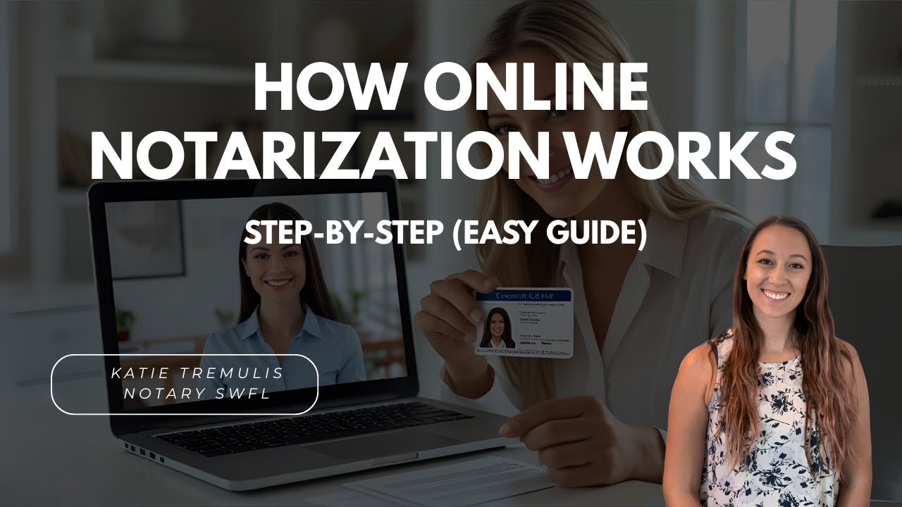 How Online Notarization Works Step-by-Step (Easy Guide)