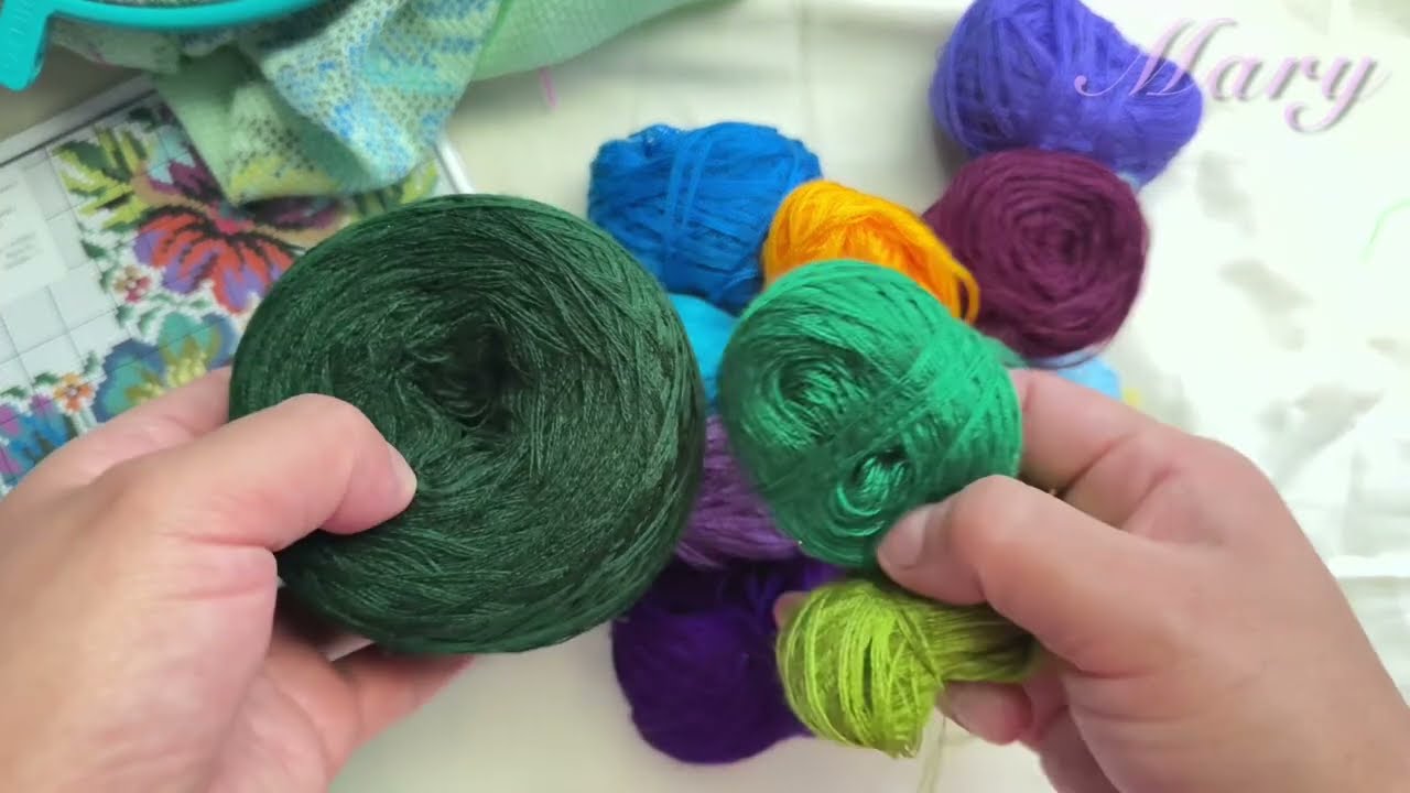 Así combino yo los colores de hilo para mis bordados