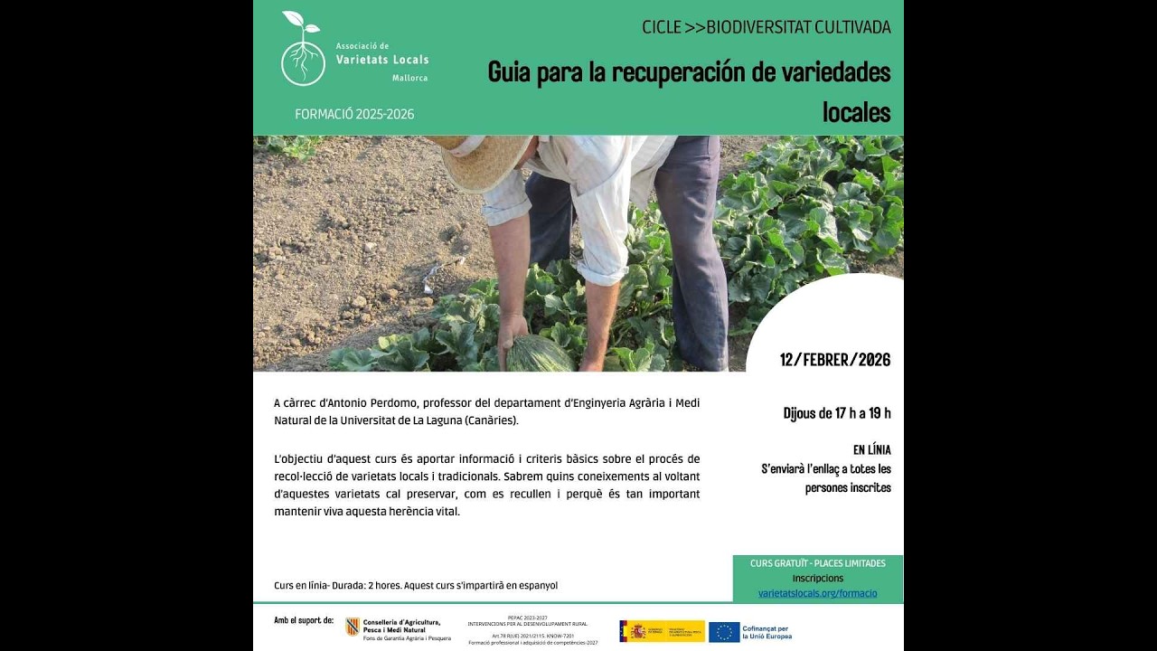 Guia para la recuperación de variedades locales