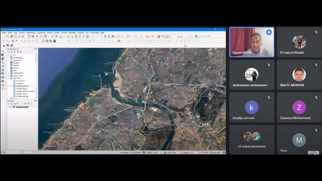 تطبيقات نظم المعلومات الجغرافية بواسطة برنامج QGIS ذ. النعايمي د الحسناوي سلسلة تكوينات المنتدى