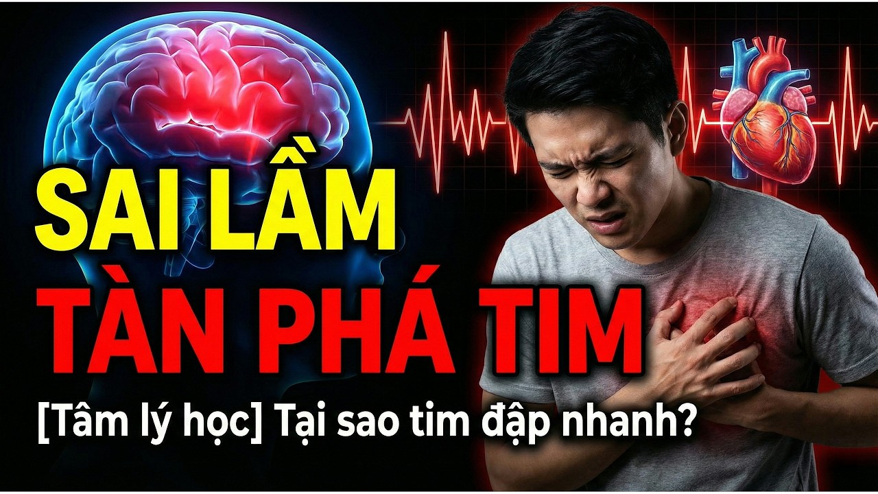 [Tâm lý học] SAI LẦM tàn phá hệ thần kinh khiến tim bạn luôn đập nhanh vô cớ.