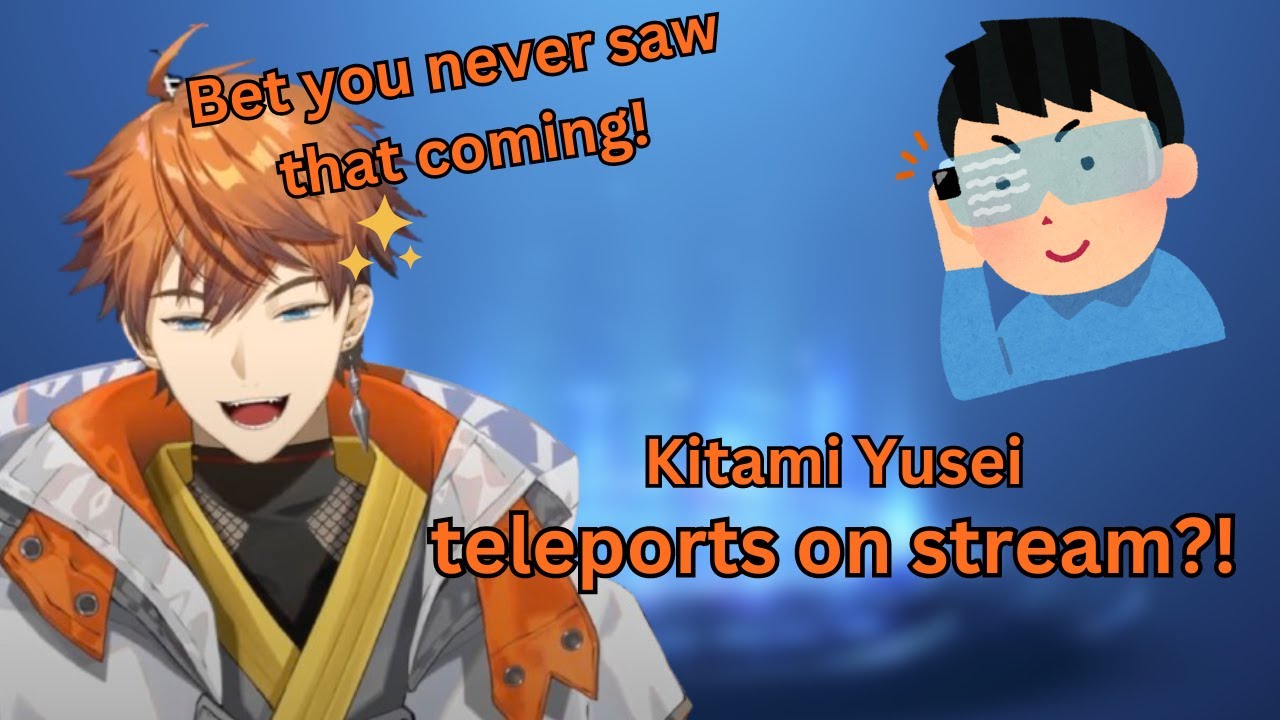 [Eng TL] Kitami Yusei moving at the speed of light [Nijisanji JP/3SKM/Kitami Yusei]