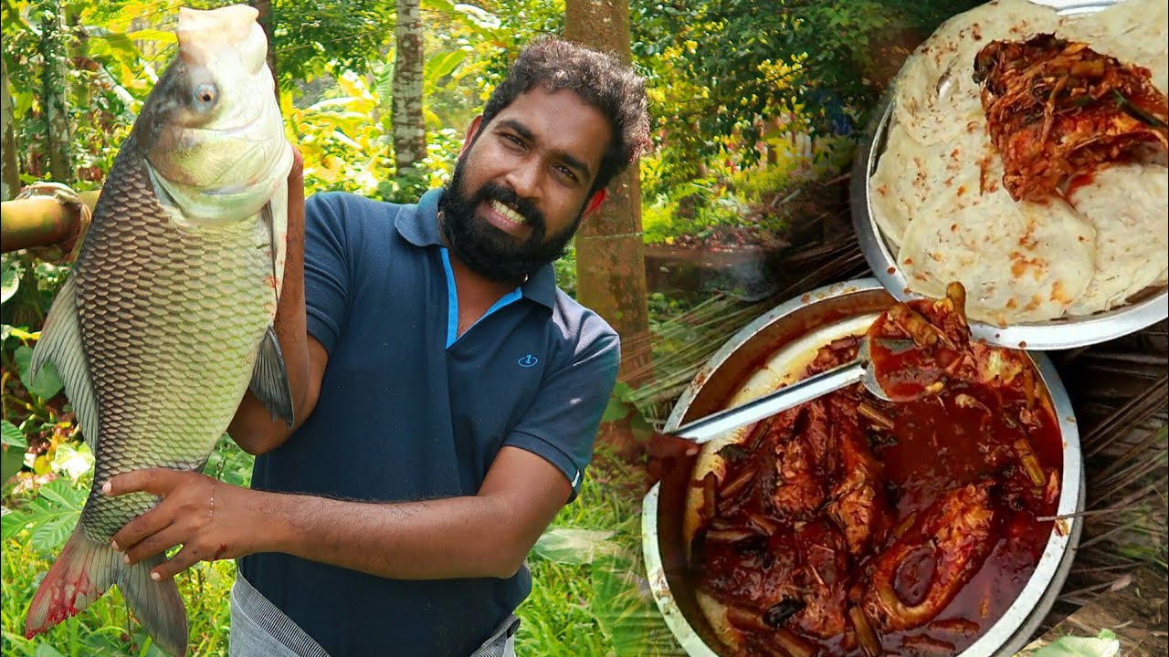 5 KG കട്ല പിടിച്ച് മുരിങ്ങാക്കോലിട്ട് കറിവെച്ചത്  | 5KG CATLA CATCH AND COOK  | BIG CATLA FISHING