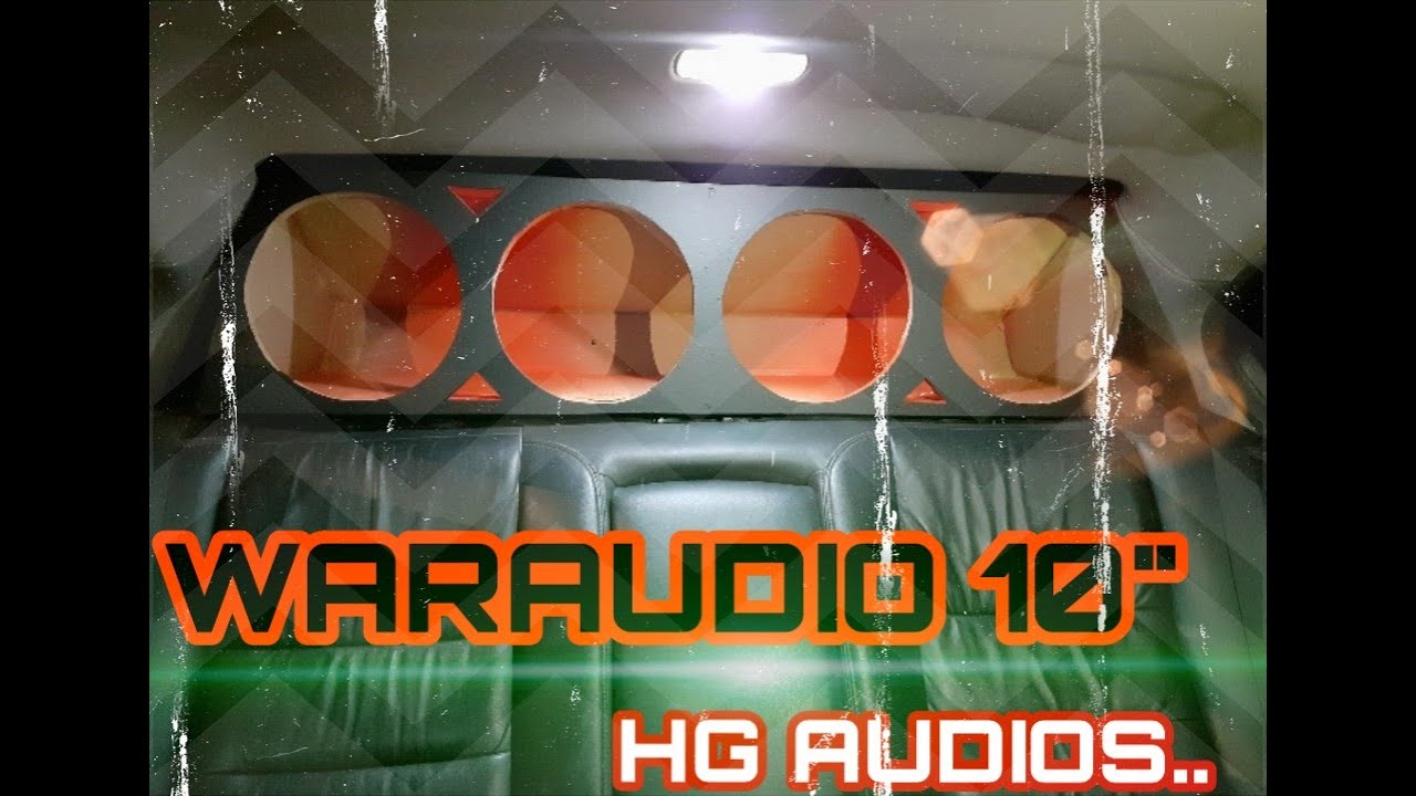 CAJÓN PARA MEDIOS DE 10¨ WARAUDIO (HG AUDIOS)..