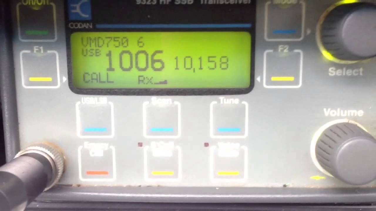Cliff 9363 operating as TOWNSVILLE BASE on 10158 kHz for VMD750 AusTravel Safety Net