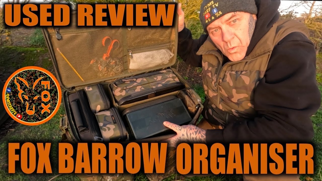FOX CAMOLITE BARROW ORGANISER - USED REVIEW - LOADED / UNLOADED