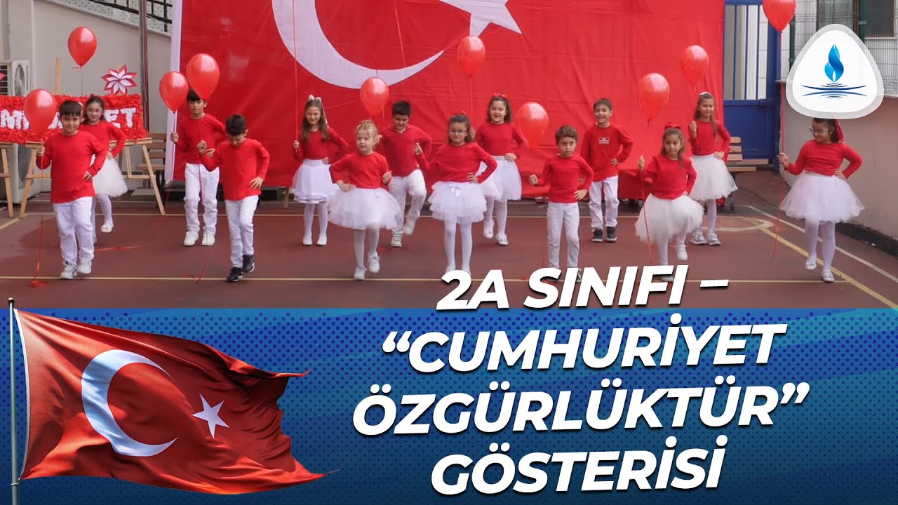 2A Sınıfı – “Cumhuriyet Özgürlüktür” Gösterisi | 29 Ekim Cumhuriyet Bayramı