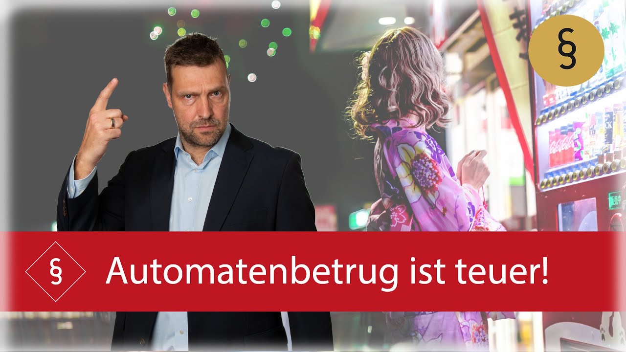 Automatenbetrug ist teuer I Anwalt Lars Ullmann