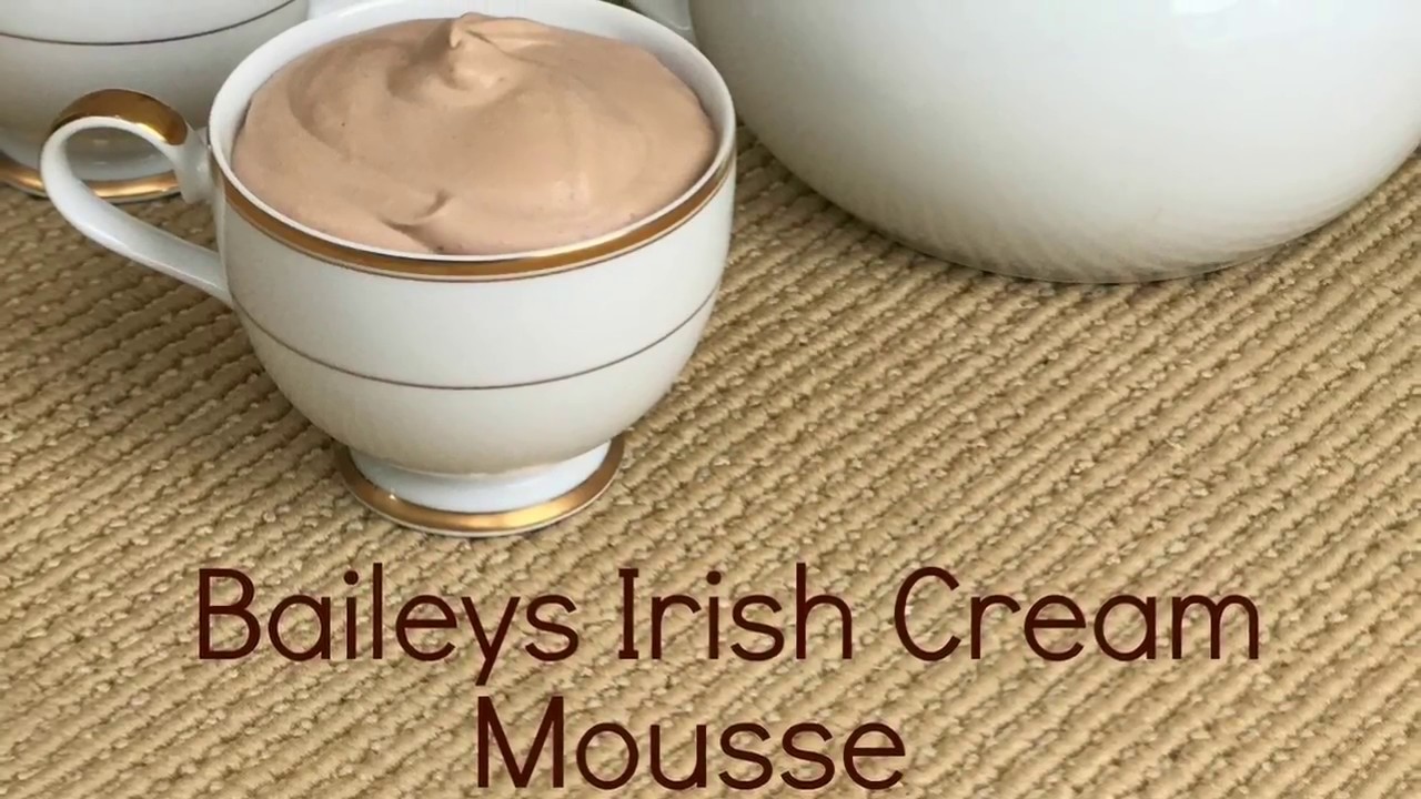EASY! Baileys Irish Cream Mousse!