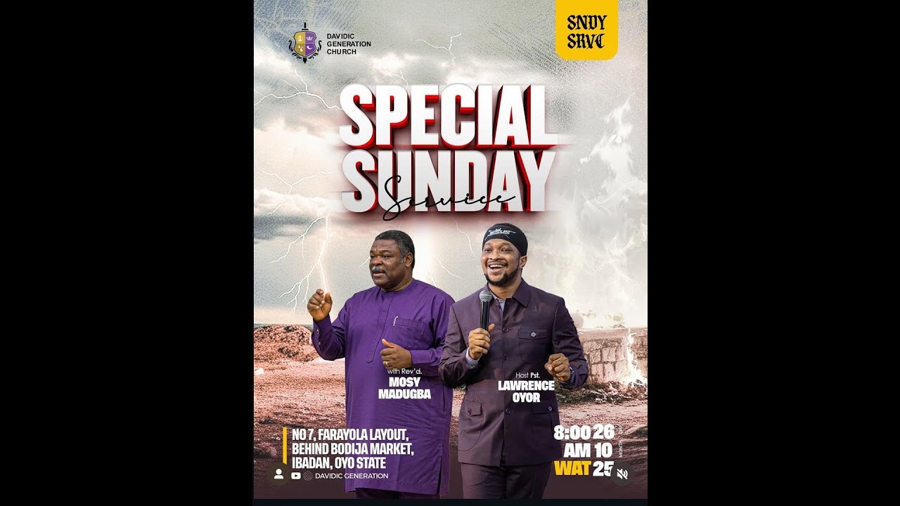 THIS PRESENT GLORY || REV. PROF. MOSY MADUGBA || DAVIDIC GENERATION CHURCH || 26TH OCTOBER,2025.