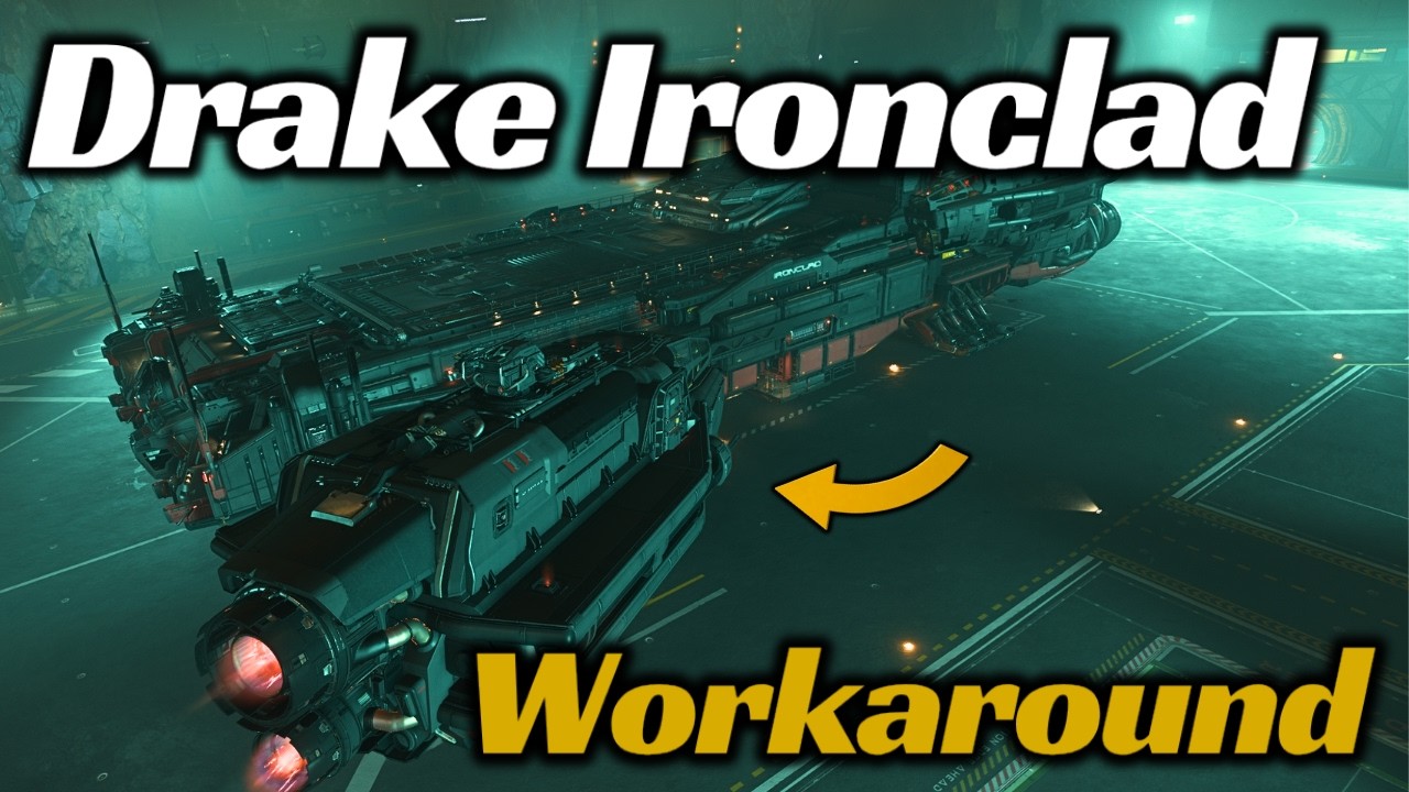 🛑 Drake Ironclad Fix - Command Module Workaround for Falling Through Ship in Star Citizen 4.8 RSI