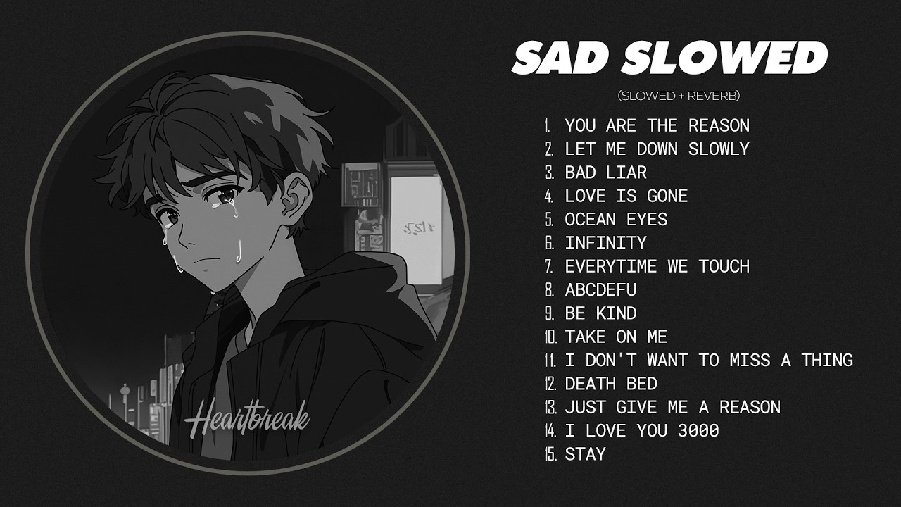 Best Slowed Songs Playlist - Sad Songs That Make You Cry - Songs to Listen to When You’re Depressed