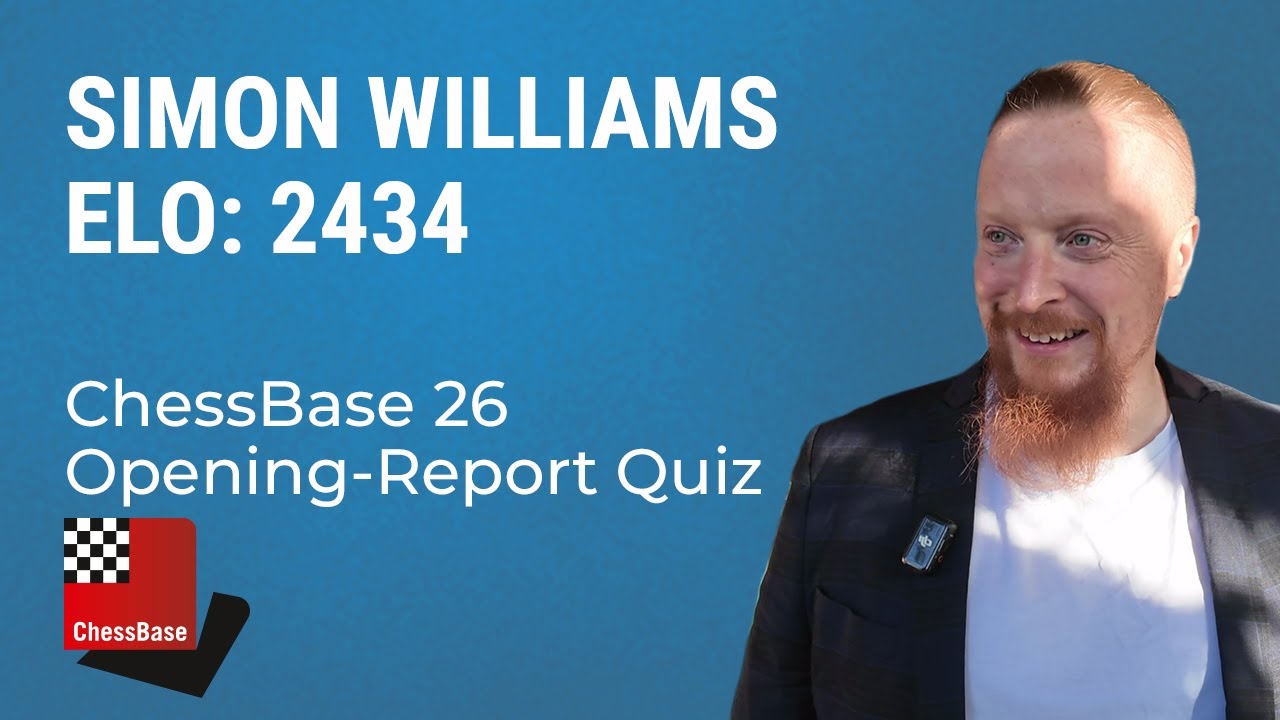 Opening-Report Quiz with Simon Williams - Wijk aan Zee - Tata Steel Chess Tournament