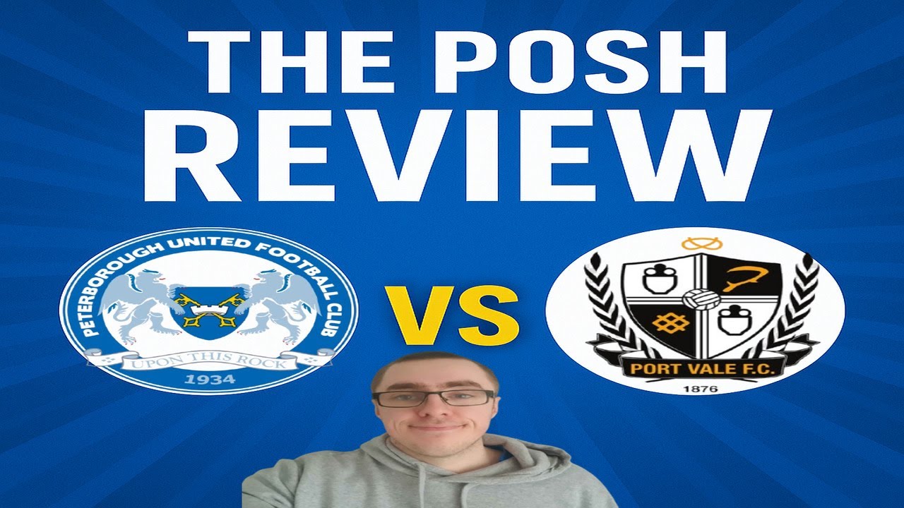 The Posh Review - Port Vale (A) - 3 POINTS IS ALL THAT MATTERS!!