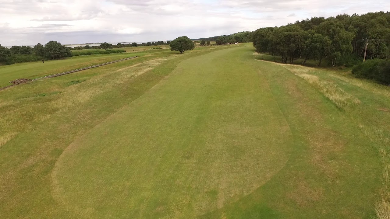 9th Hole at Nairn Dunbar without the trees