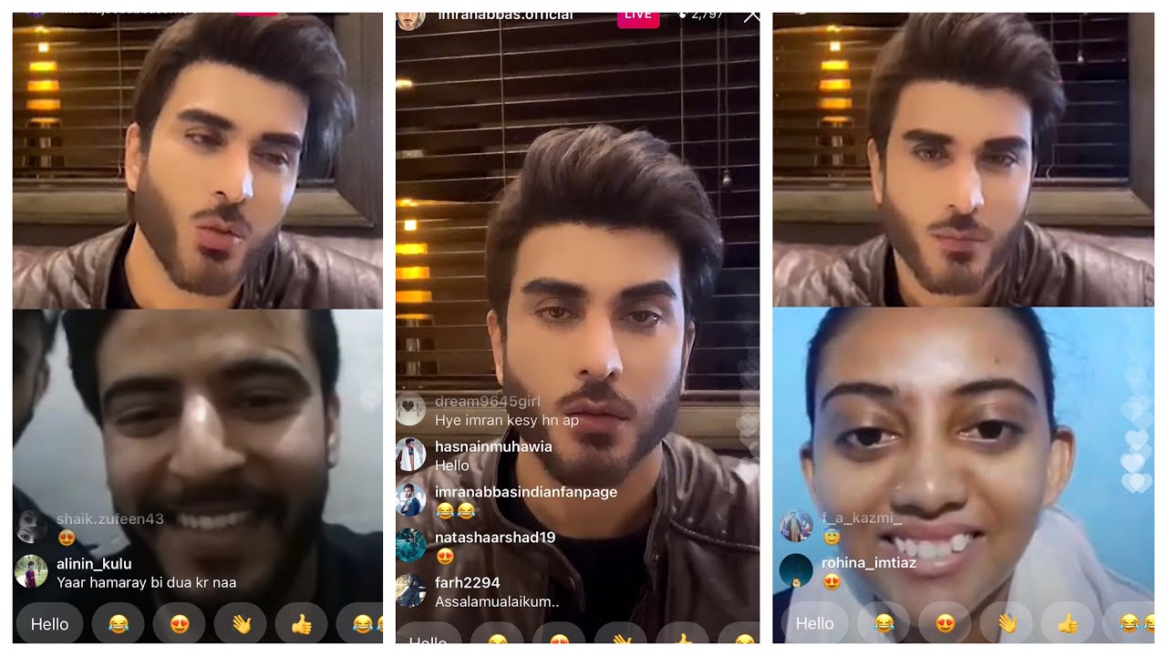 Imran abbas live video chat with fans | Imran Abbas official live on Instagram | Tech info online