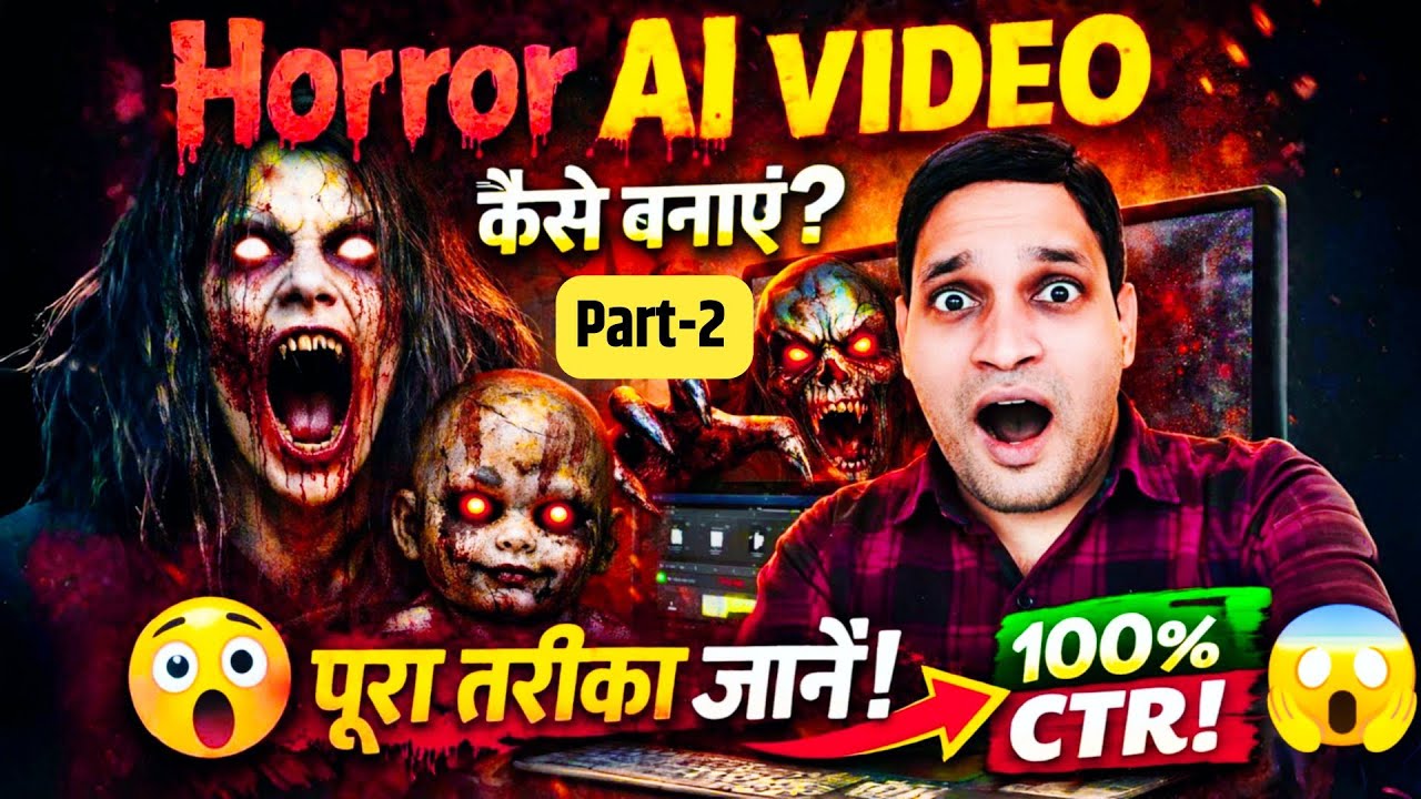 How to Make Viral Horror AI Video in Minutes Full Course (Part-2)