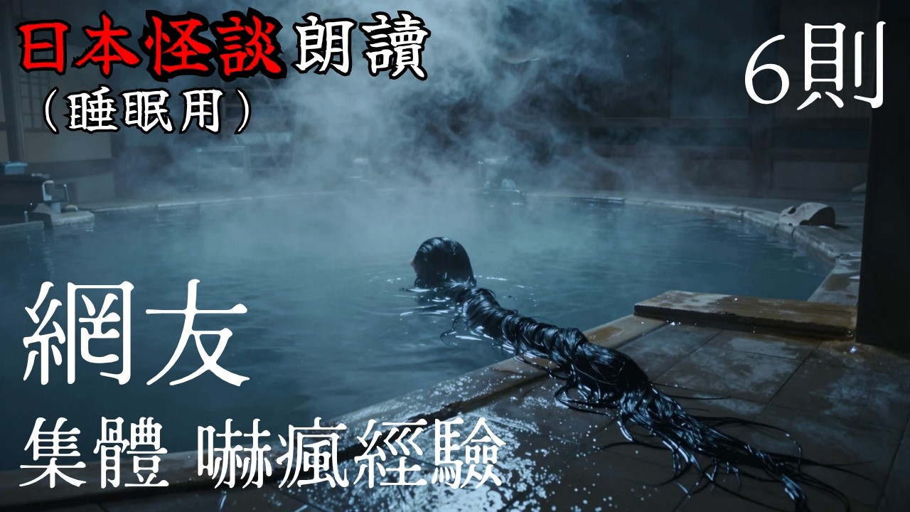 【邊聽邊睡】日本怪談朗讀・6則網友真實恐怖經歷【長篇】&mdash;【助眠用】【開車用】【雨聲】【白噪音BGM】【鬼故事】【靈異驚悚】【都市傳說】