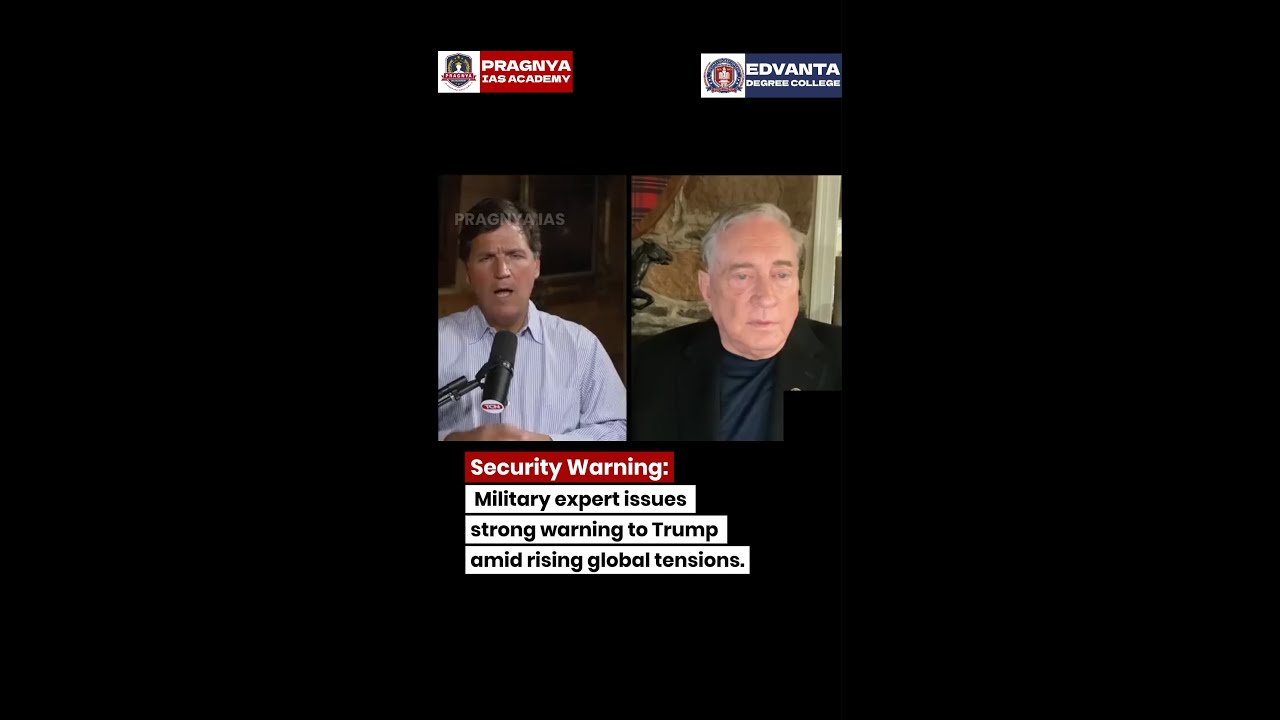 Military Expert Issues Stark Warning to Trump Over Rising Global Tensions