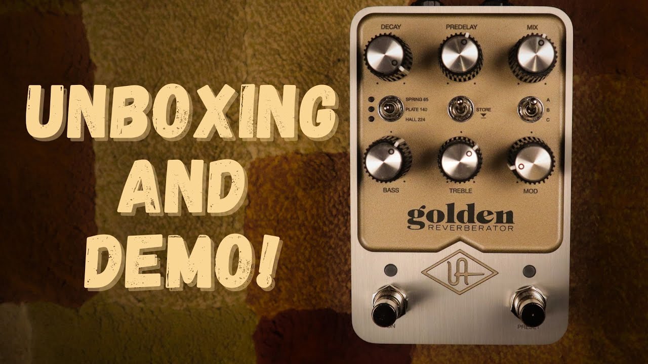 Finding some amazing reverb tones with the UAFX Golden Reverberator!