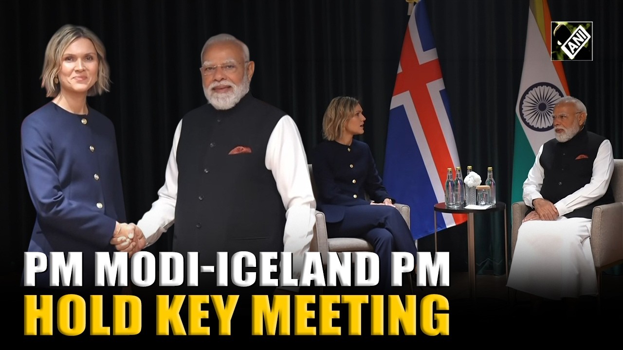 WATCH: PM Modi holds a key meeting with Iceland PM Kristr&uacute;n Frostad&oacute;ttir in Norwegian capital Oslo