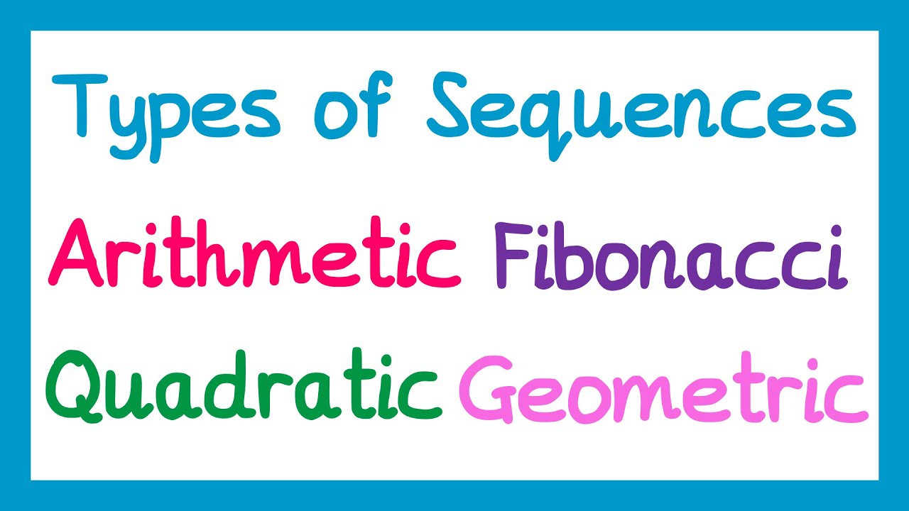 Types of Sequences - GCSE Maths