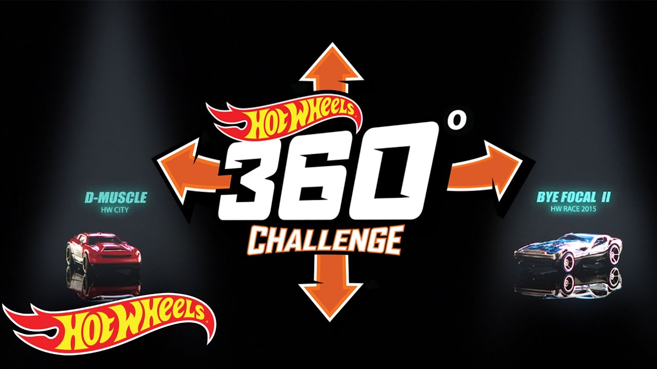 Hot Wheels 360° Challenge #12: D-Muscle™ vs. Bye Focal II™ | @HotWheels