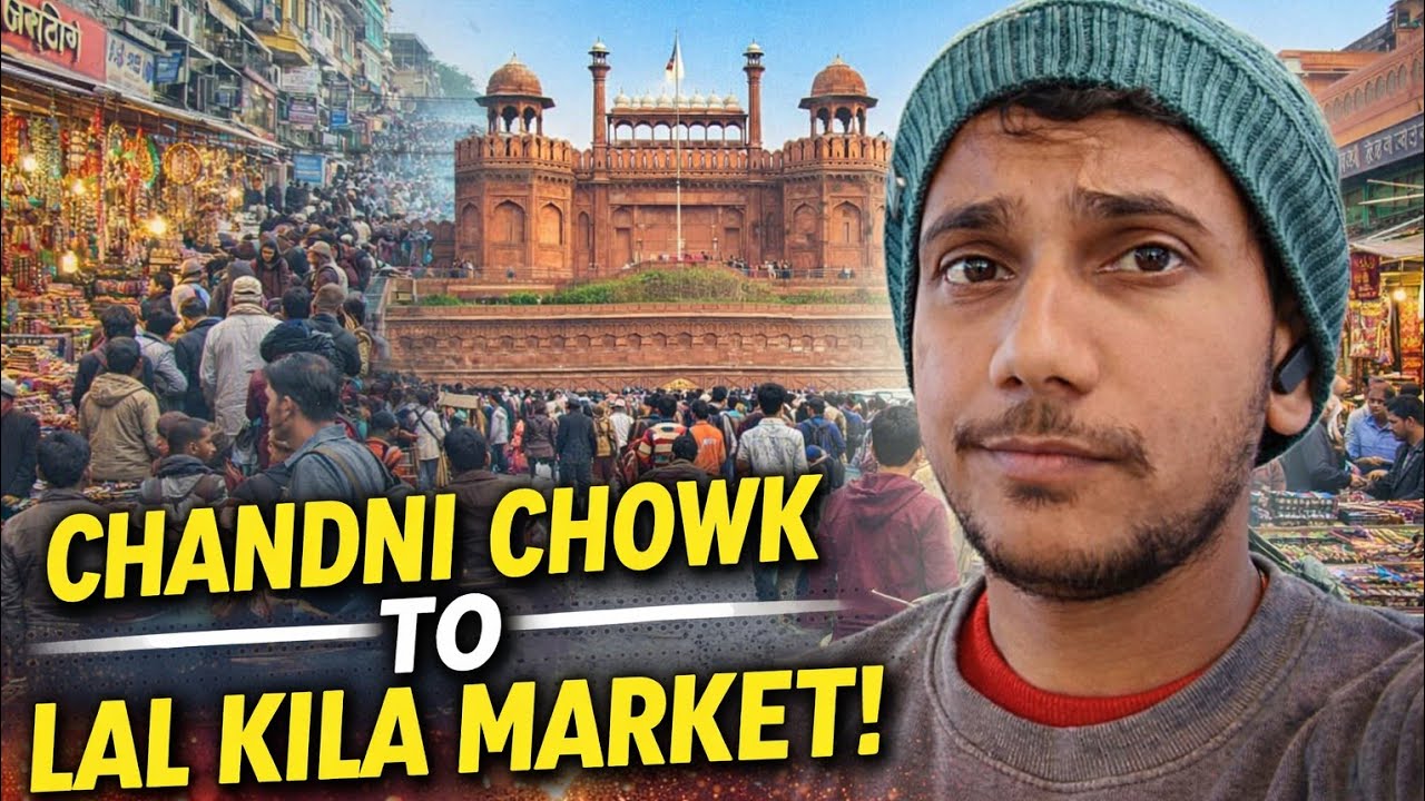 Chandni Chowk Metro to Lal Qila Market | Lal Qila Market Kaise Jaye | Step-by-Step Guide 🛍️
