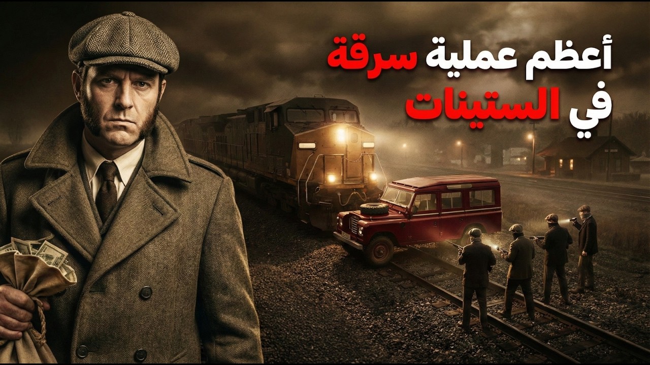 سرقوا 90 مليون دولار بدون أسلحة! 🤯 | قصة سرقة القطار العظيمة | قصص ما قبل النوم