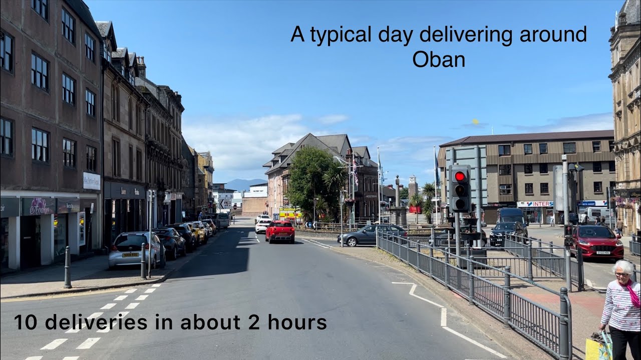What I do in A Day around Oban…. Deliveries