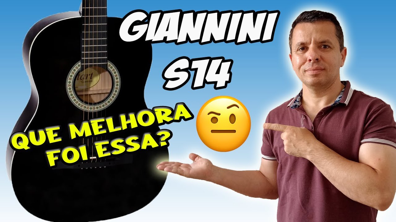QUE MELHORA FOI ESSA NO VIOLÃO GIANNINI S14 ? LINHA START MUDOU? 👀