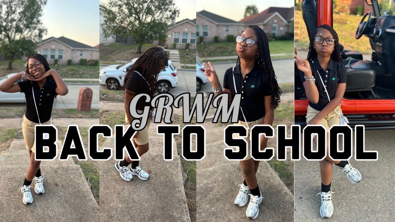 GRWM for the first day of school (7th grade)