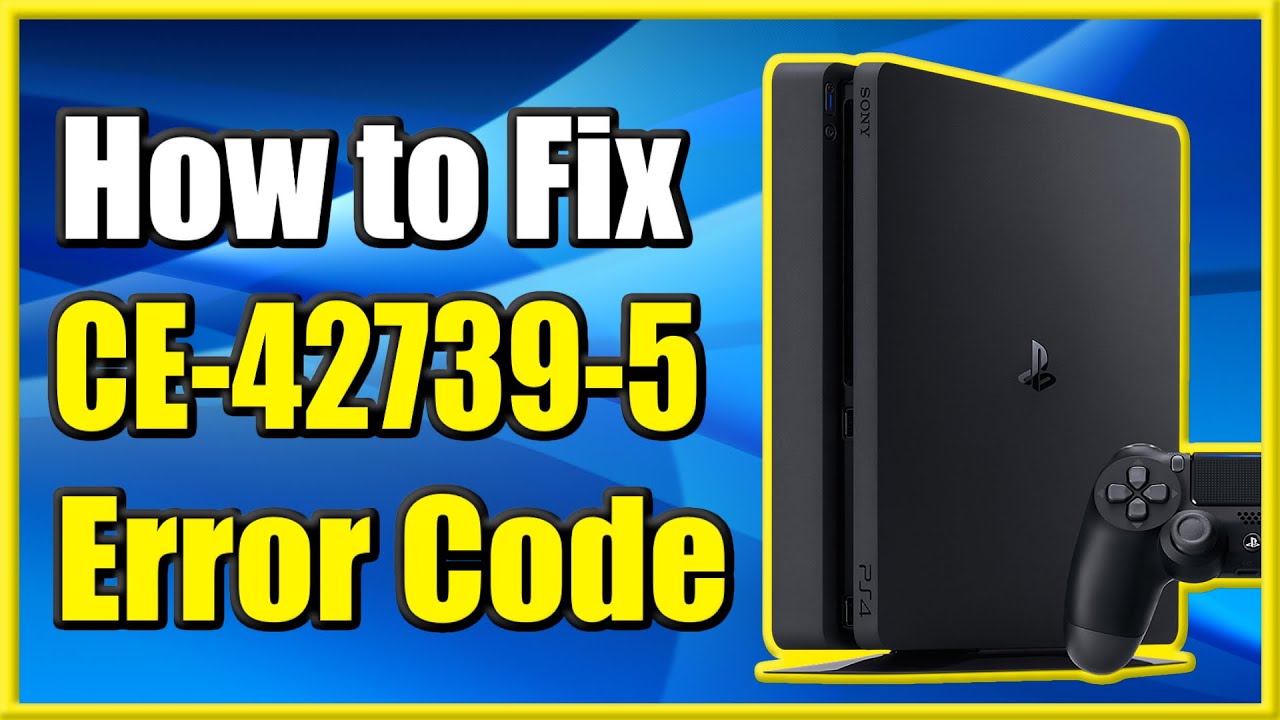 How to FIX PS4 Error Code CE-42739-5 and RESTORE Licenses on PS4 (Best Method!)