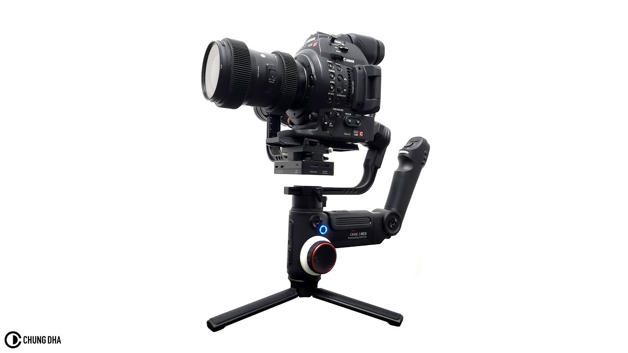 Zhiyun Crane 3 LAB Brand new gimbal concept prototype preview at IBC 2018 by Chung Dha