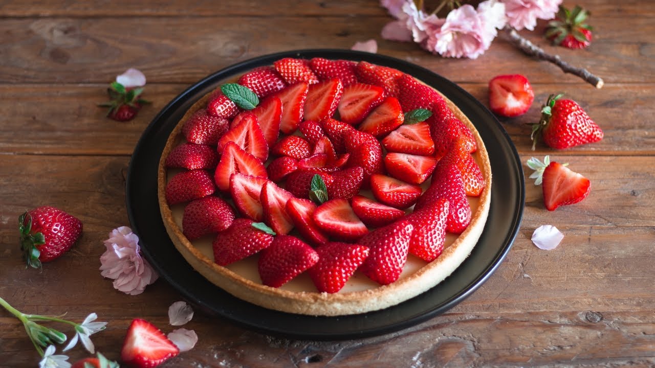 Tarte aux fraises (vegan et simple) | L'Herboriste