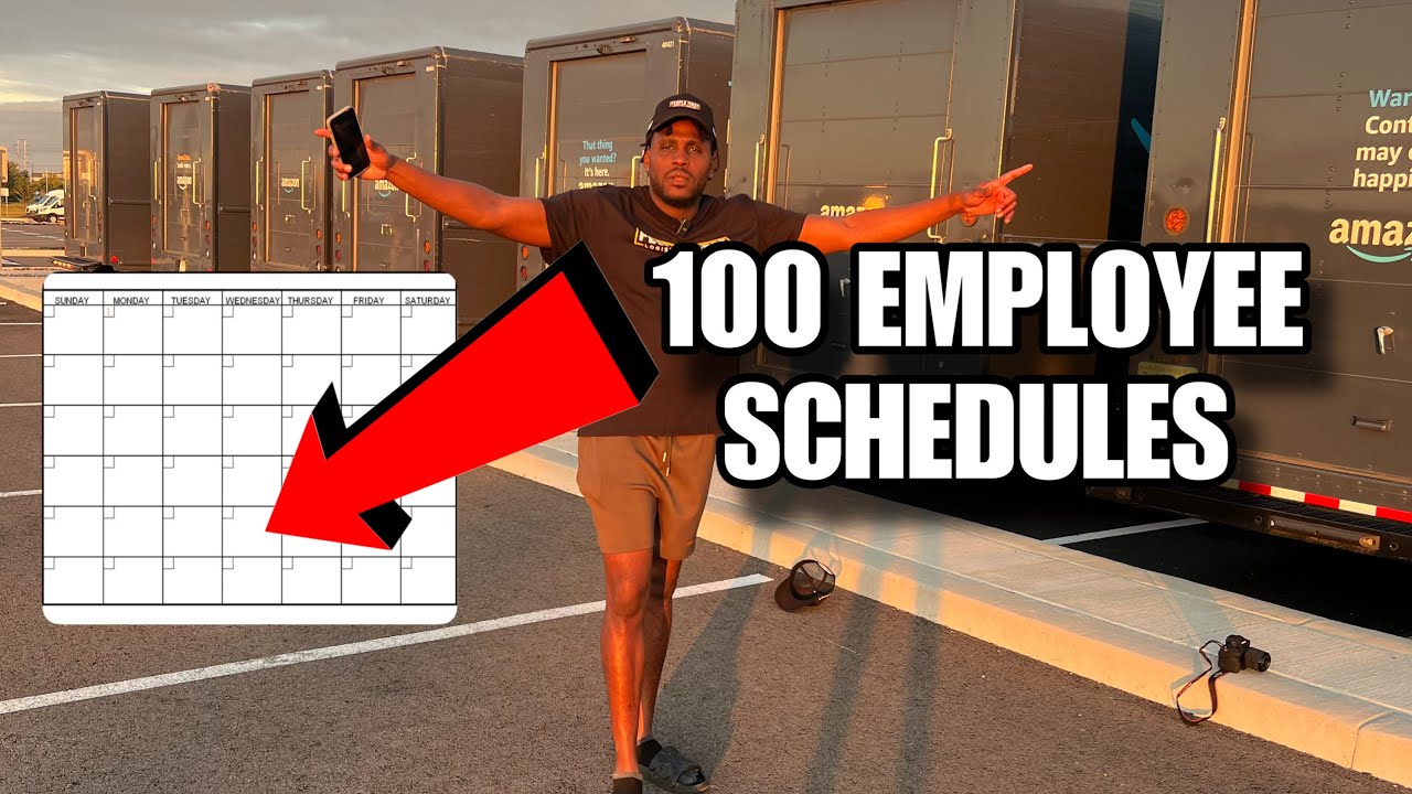 How Amazon Delivery Service Provider Schedules Keeps Track of Their Employees