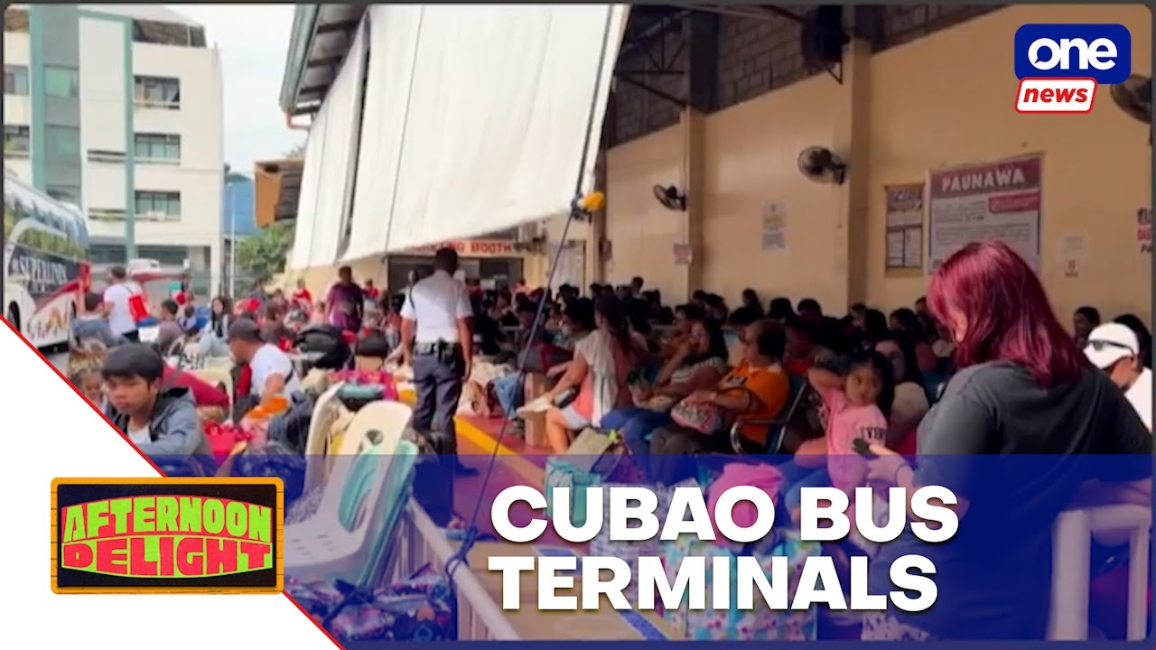 Cubao bus terminals see fewer passengers before New Year | Afternoon Delight