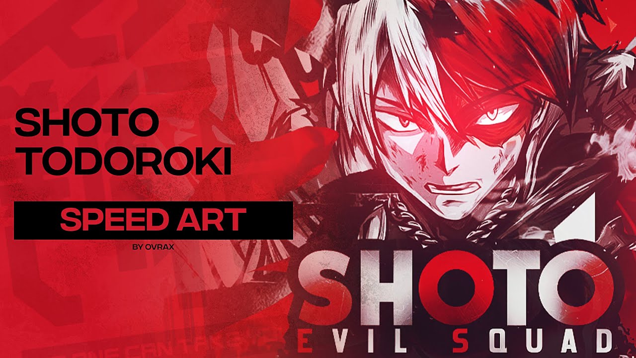 Speed Art -Shoto Todoroki- [Photoshop/By OVRAX]